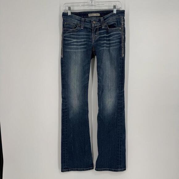 BKE Buckle jeans womens 26 blue low rise vintage y2k 90s stella bootcut denim - Picture 1 of 8